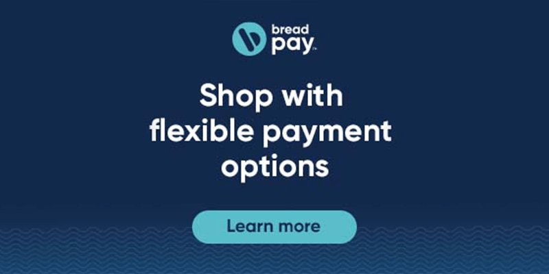 Shop with flexible payment options. Learn More.